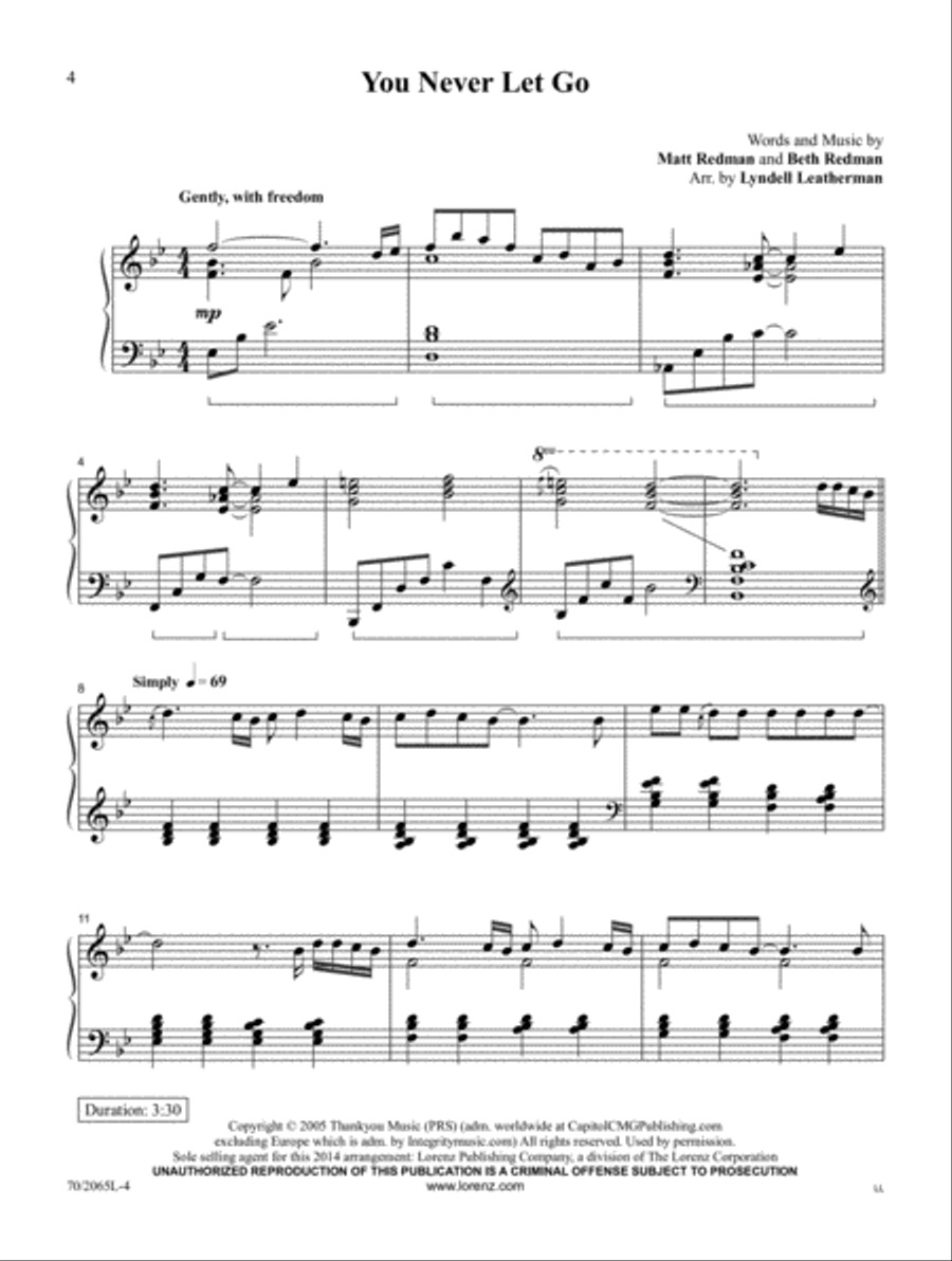 Lord of All Creation Piano Solo scores gallery preview page 2