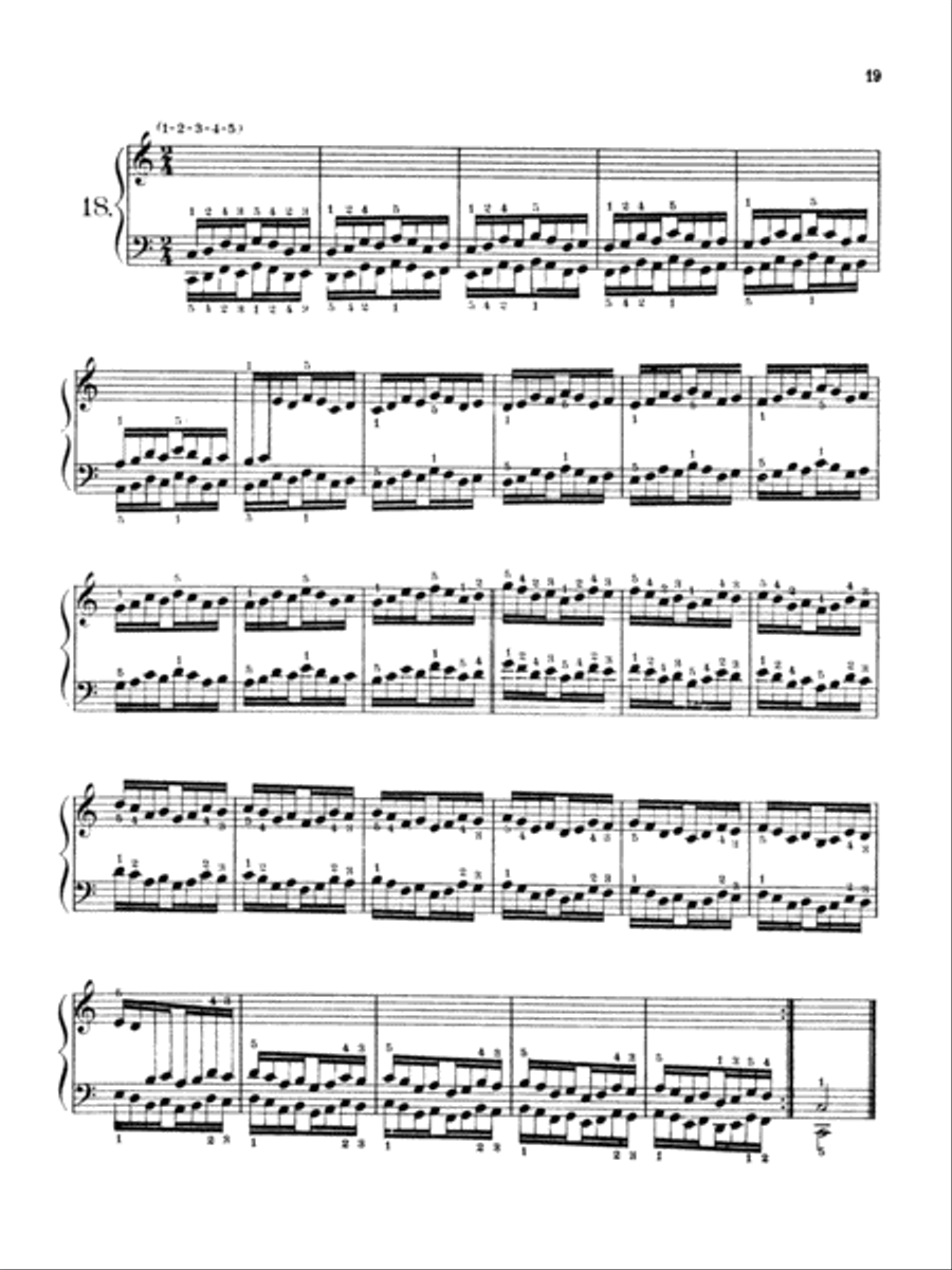 Hanon: The Virtuoso Pianist (Volume I) Piano Solo scores gallery preview page 1