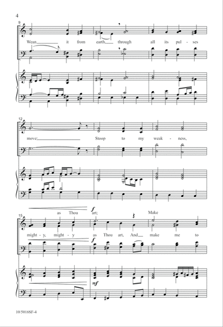 Spirit of God, Descend Upon My Heart 4-Part scores gallery preview page 4