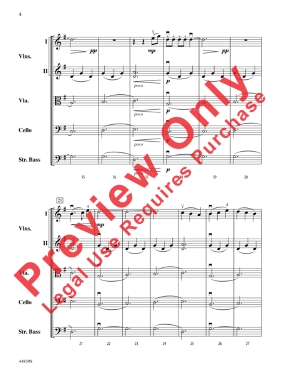 Acadia First Light String Orchestra scores gallery preview page 5