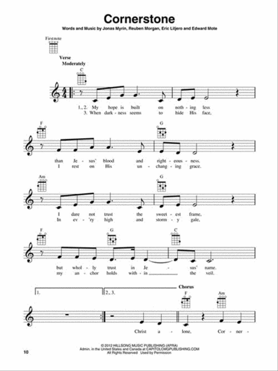 Worship Hits for Ukulele Ukulele scores gallery preview page 3