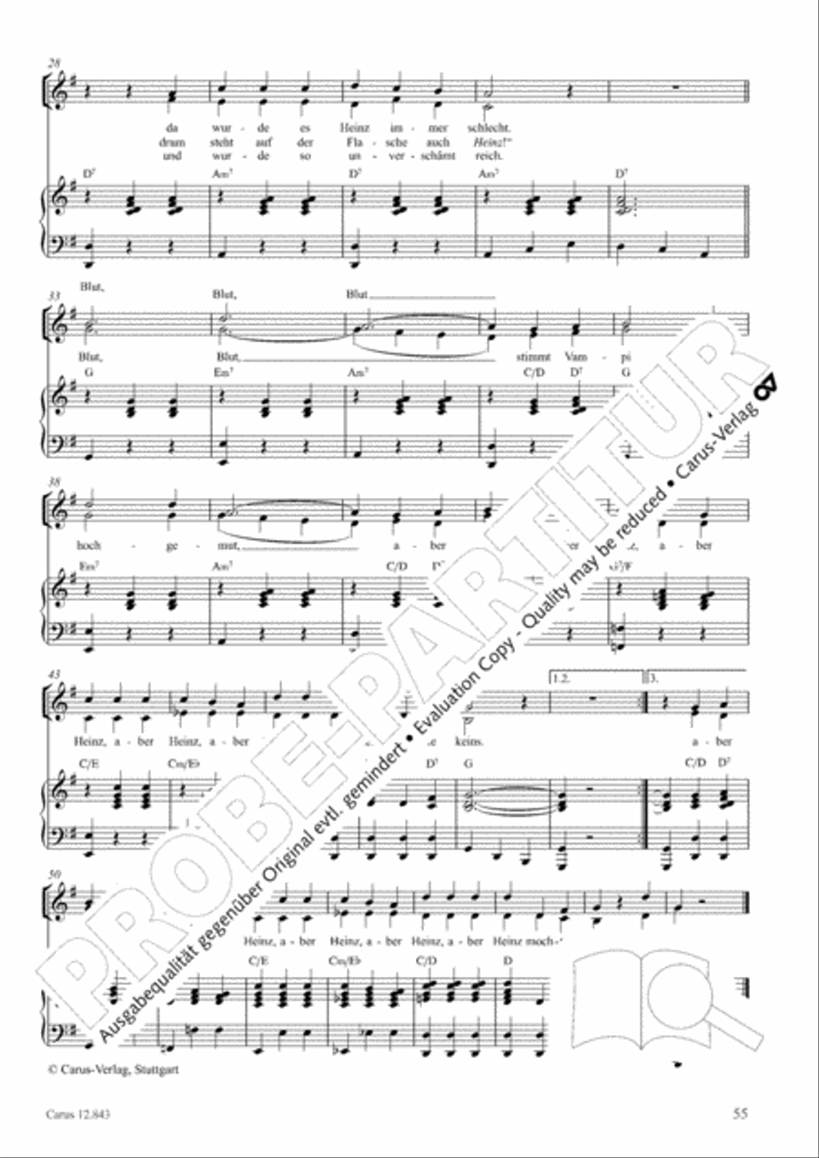 Gruselsongs, Band 1 Score scores gallery preview page 56