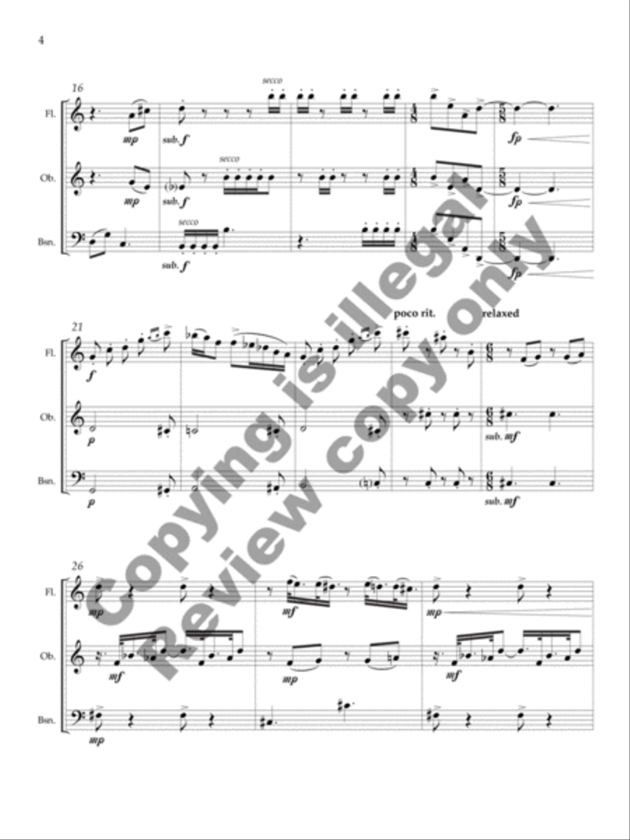 Impromptu Bassoon scores gallery preview page 4