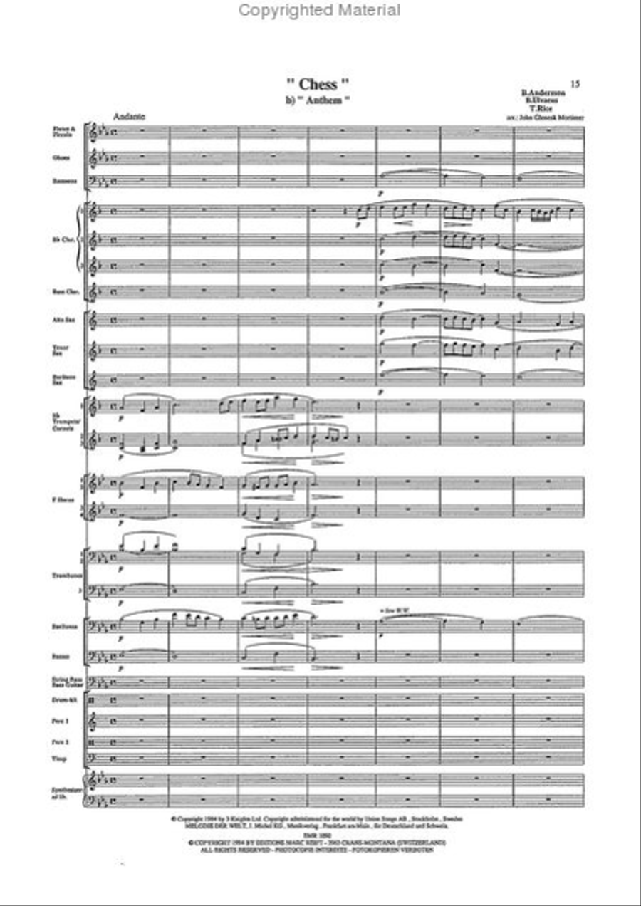 Chess Concert Band scores gallery preview page 5