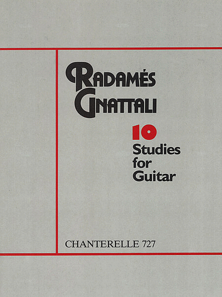 Radames Gnattali: 10 Studies for Guitar