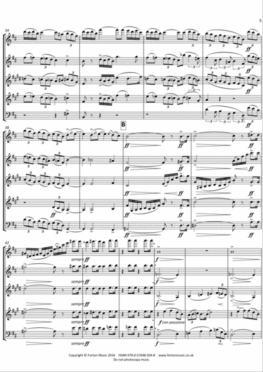 The Londonderry Air Bassoon scores gallery preview page 5