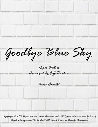 Goodbye Blue Sky