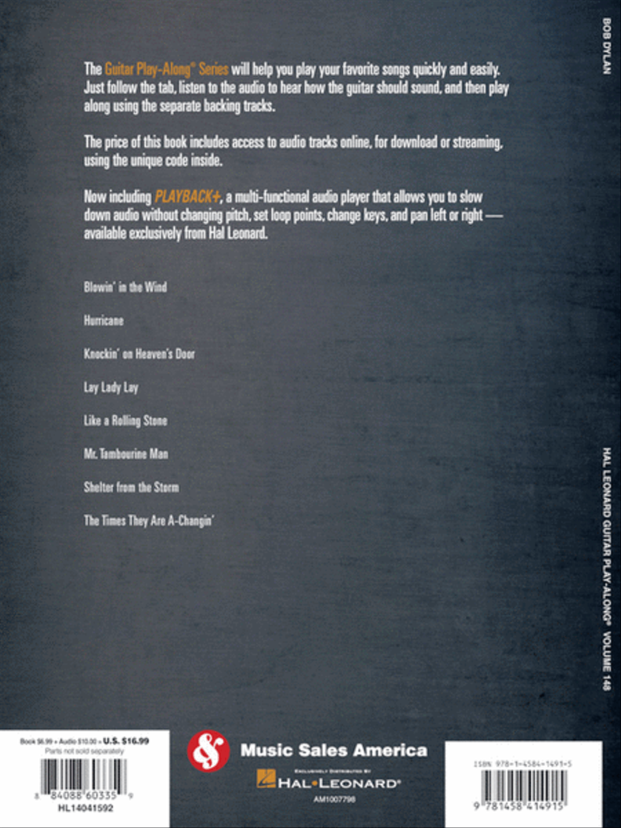 Bob Dylan Guitar Tablature scores gallery preview page 8