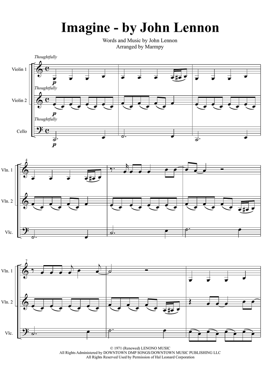 Imagine String Trio scores gallery preview page 1