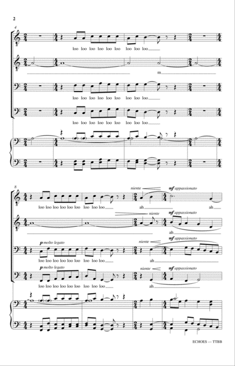 Echoes TTBB scores gallery preview page 2
