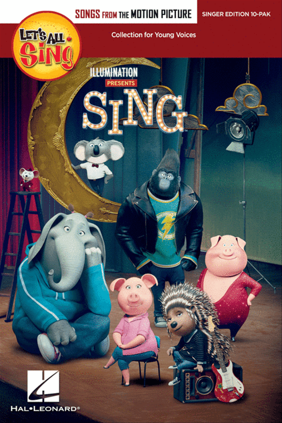 Let's All Sing Songs from the Motion Picture SING Choir scores gallery preview page 1