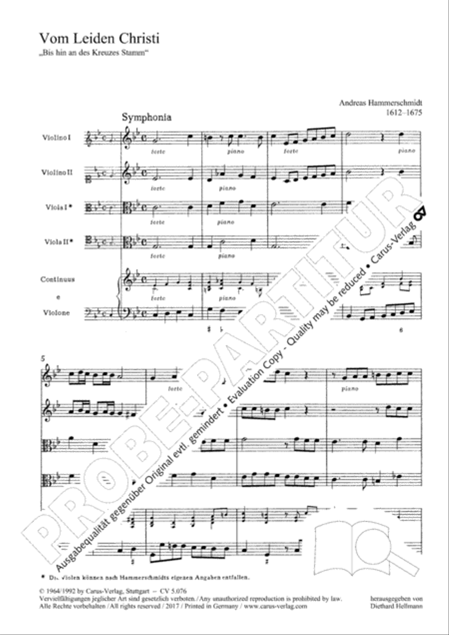 Vom Leiden Christi Vom Leiden Christi SSATB scores gallery preview page 3