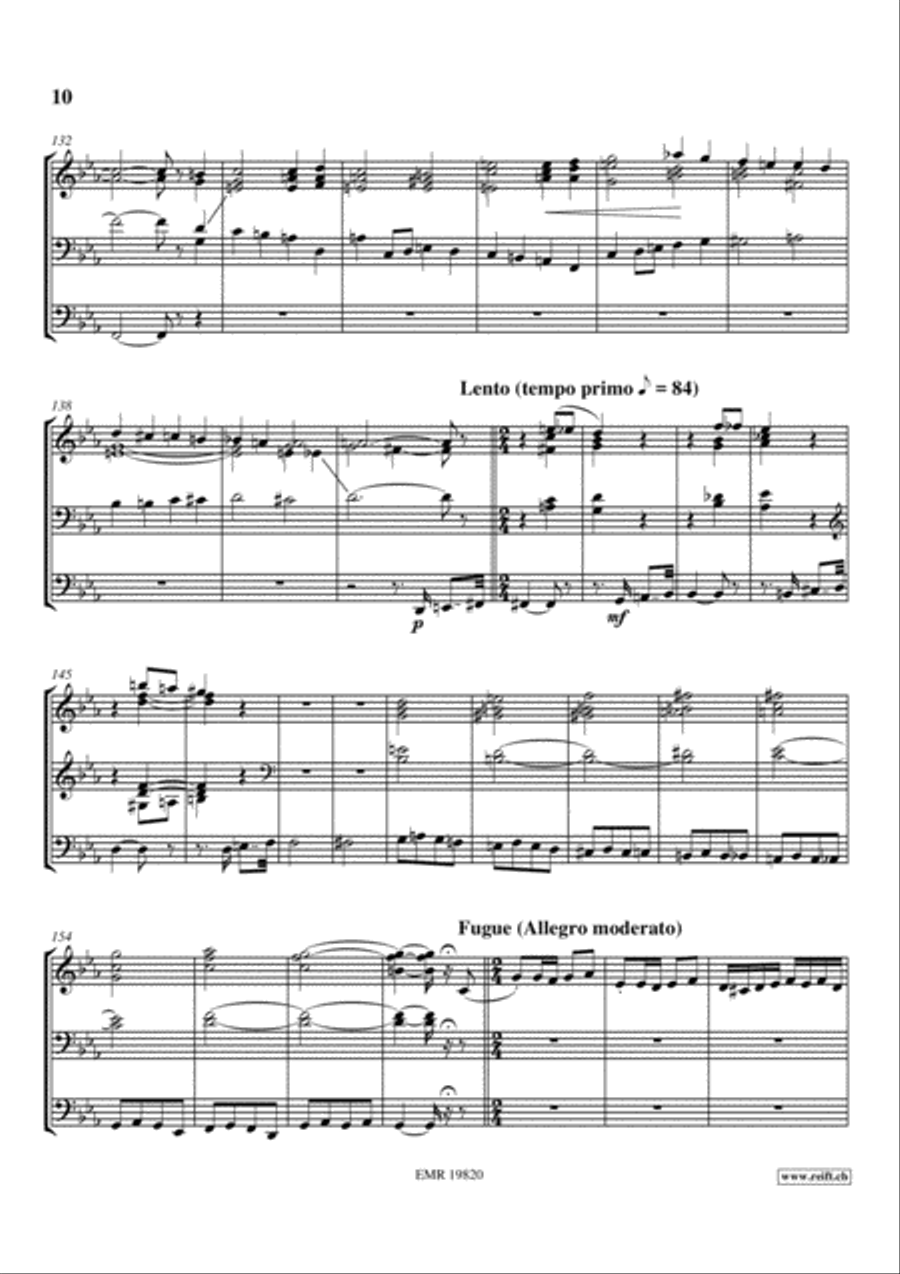 Poeme et Fugue Organ scores gallery preview page 10