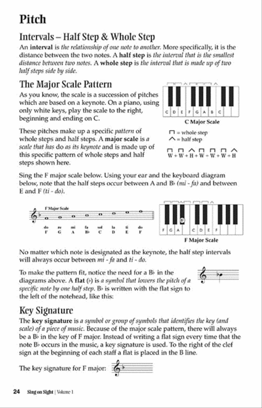 Sing on Sight – A Practical Choral Sight-Singing Course Unison Choir scores gallery preview page 5
