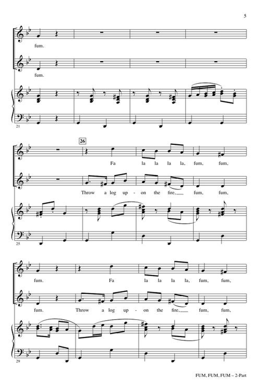 Fum, Fum, Fum 2-Part scores gallery preview page 4