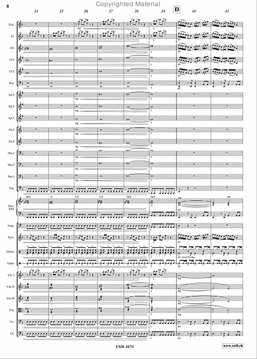 La Soupe Aux Choux Orchestra scores gallery preview page 8