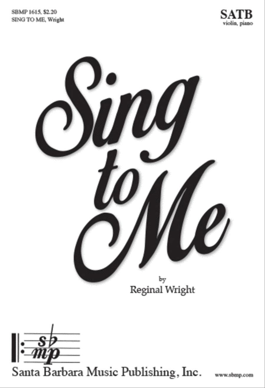 Sing to Me - SATB octavo Sing to Me - SATB octavo 4-Part scores gallery preview page 1