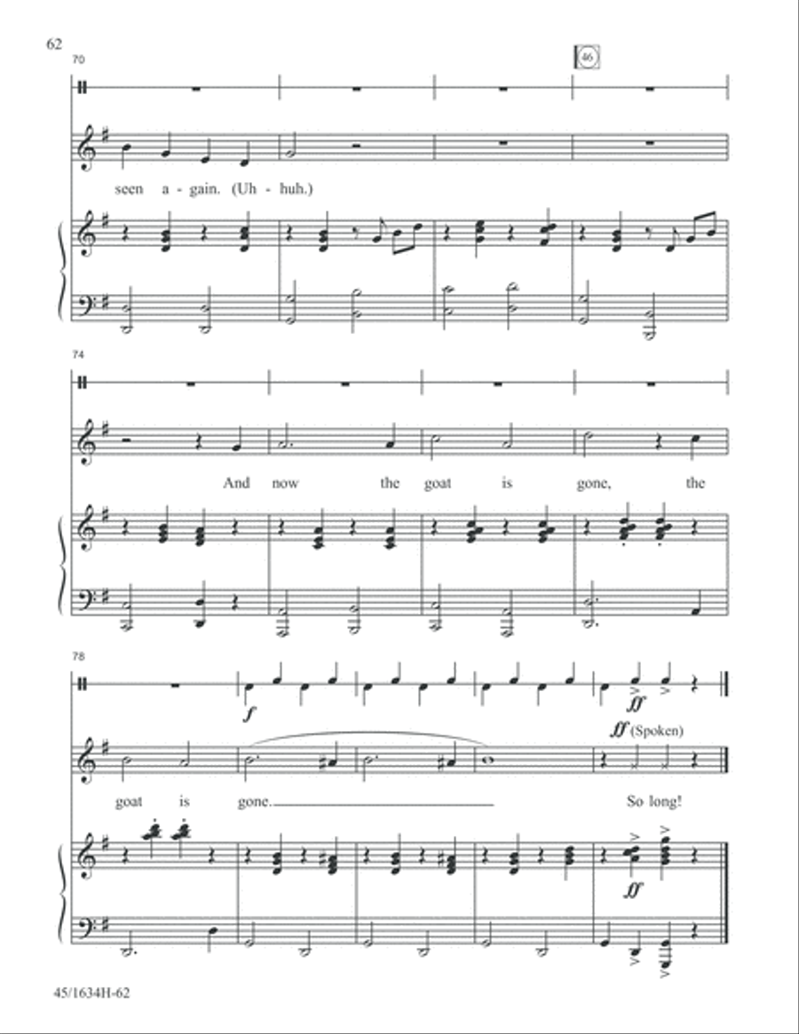 Together Together Unison Choir scores gallery preview page 62