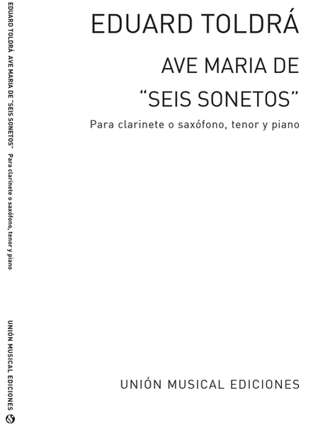Ave Maria (Amaz) For Tenor Saxophone