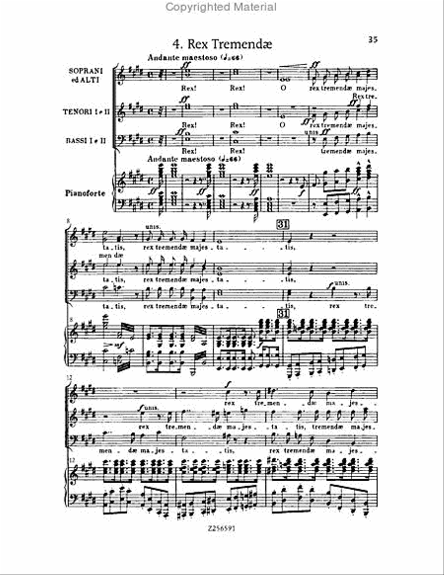 Grande Messe du Morts, H 75 Choir scores gallery preview page 35