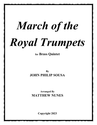 Book cover for March of the Royal Trumpets