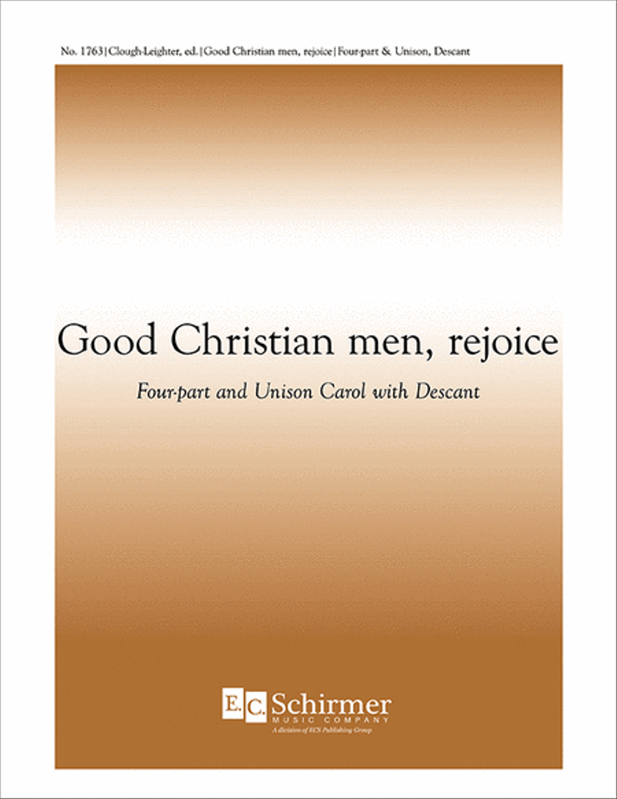 Good Christian Men, Rejoice