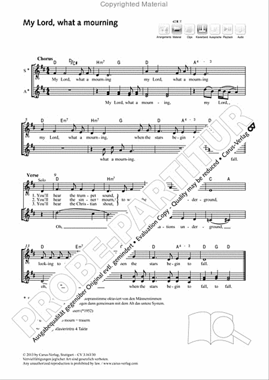 My Lord, what a mourning SA scores gallery preview page 2