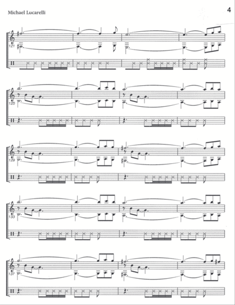 Flight of the Serpent Electric Guitar scores gallery preview page 4