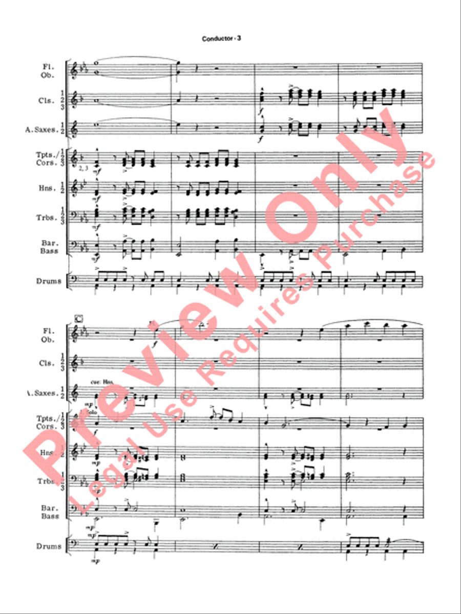 The Magnificent Seven The Magnificent Seven Concert Band scores gallery preview page 5