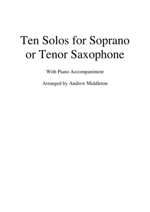 Ten Romantic Solos for Soprano Saxophone and Piano
