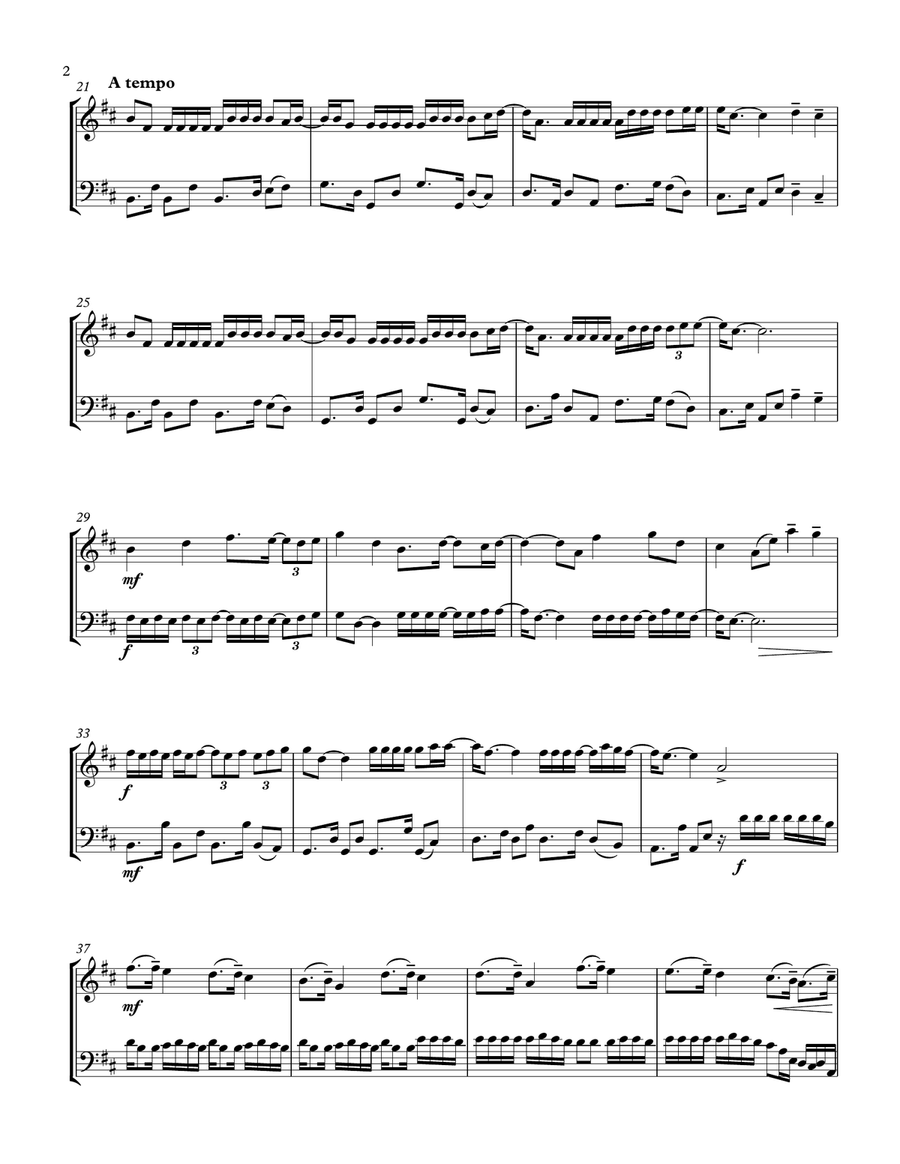 Despacito String Duet scores gallery preview page 2