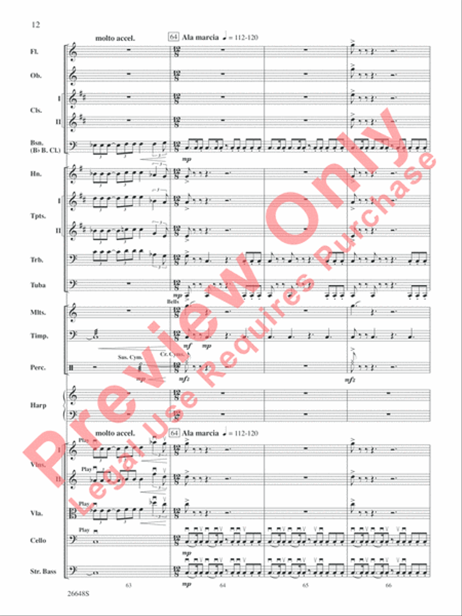 Superman Returns Full Orchestra scores gallery preview page 13