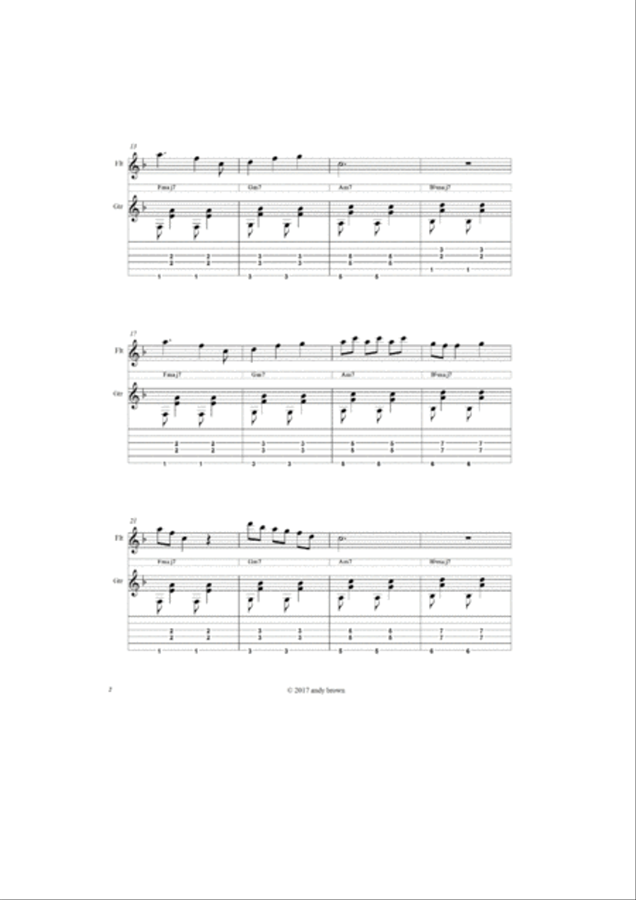 Jazzy Waltz Small Ensemble scores gallery preview page 2