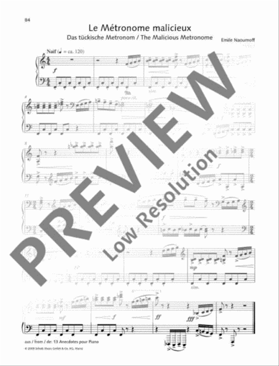 The Malicious Metronome Piano Solo scores gallery preview page 2
