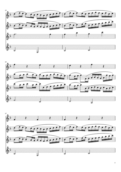 Pachelbel : Canon (for Clarinet Quartet) image number null