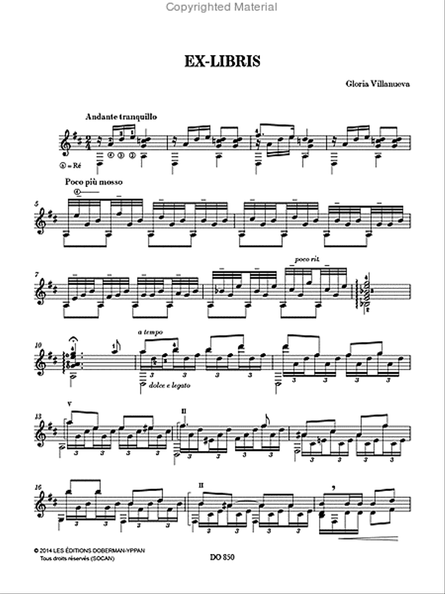 Ex-Libris Ex-Libris Classical Guitar scores gallery preview page 2