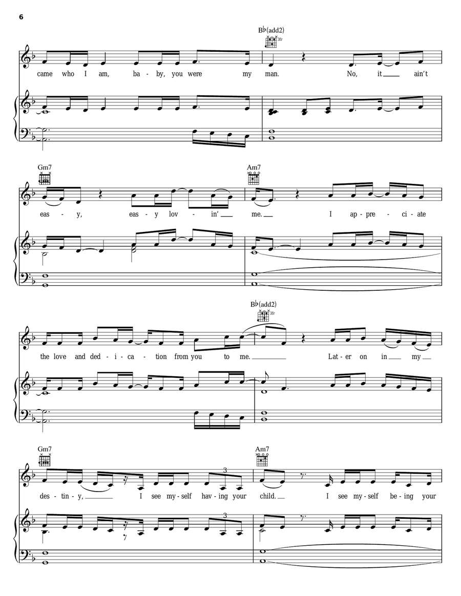 Dangerously In Love Piano, Vocal, Guitar scores gallery preview page 6