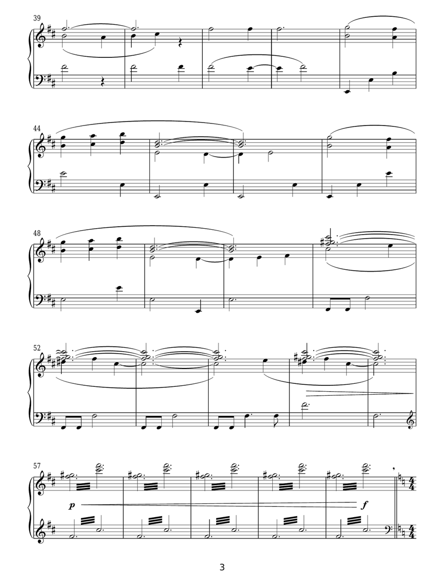 The Blue Planet, Blue Whale Piano Solo scores gallery preview page 3