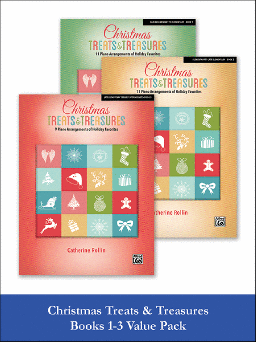 Christmas Treats & Treasures, 1-3 (Value Pack) Easy Piano scores gallery preview page 1