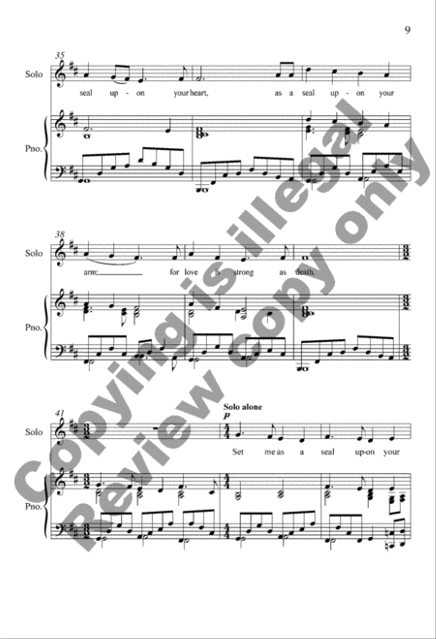 Set Me as a Seal 4-Part scores gallery preview page 20