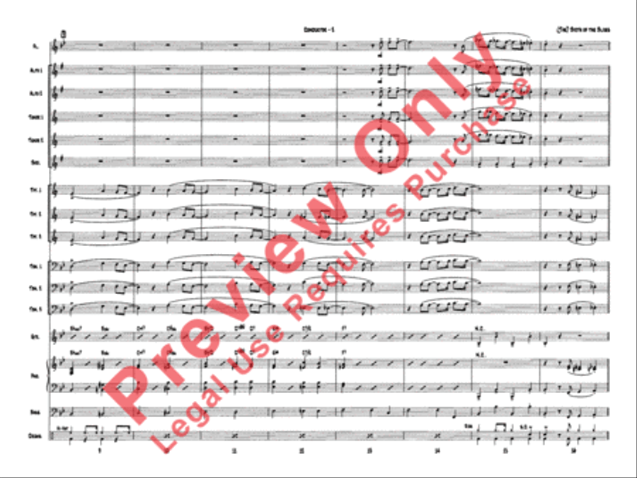 The Birth of the Blues Jazz Ensemble scores gallery preview page 5