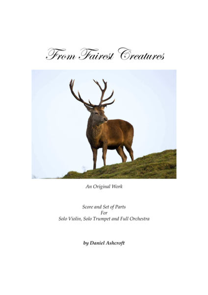 From Fairest Creatures - Score and Parts image number null