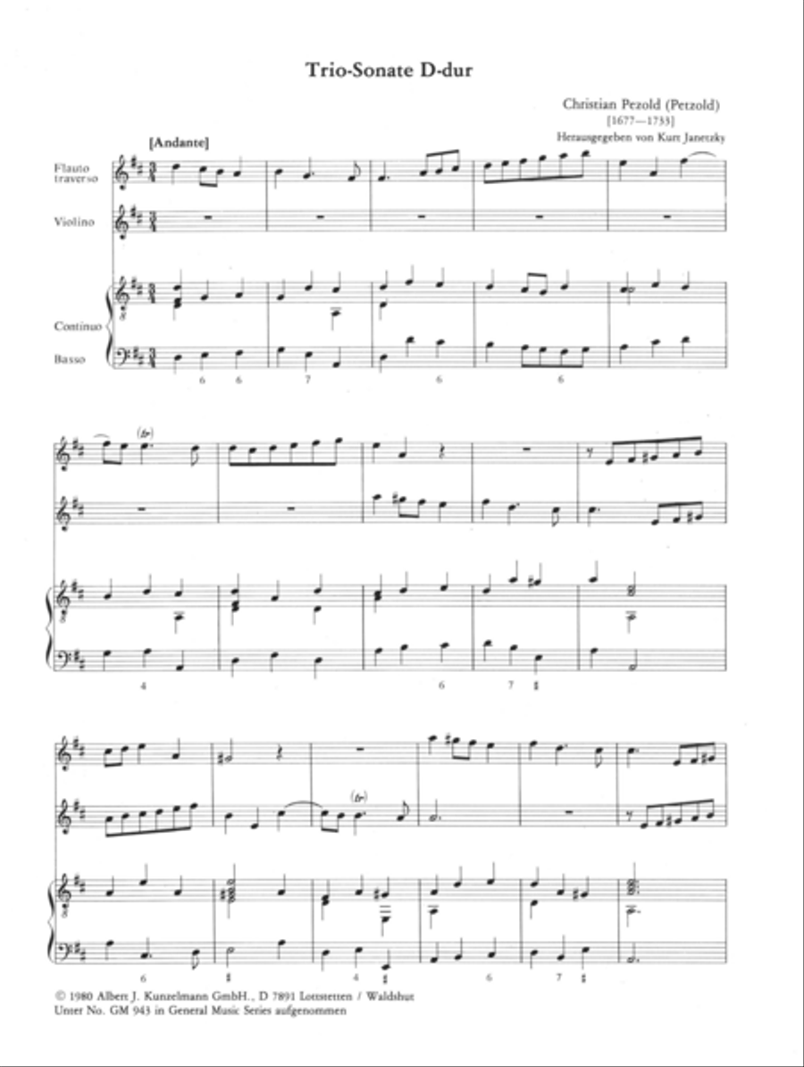 Trio sonata Flute scores gallery preview page 2
