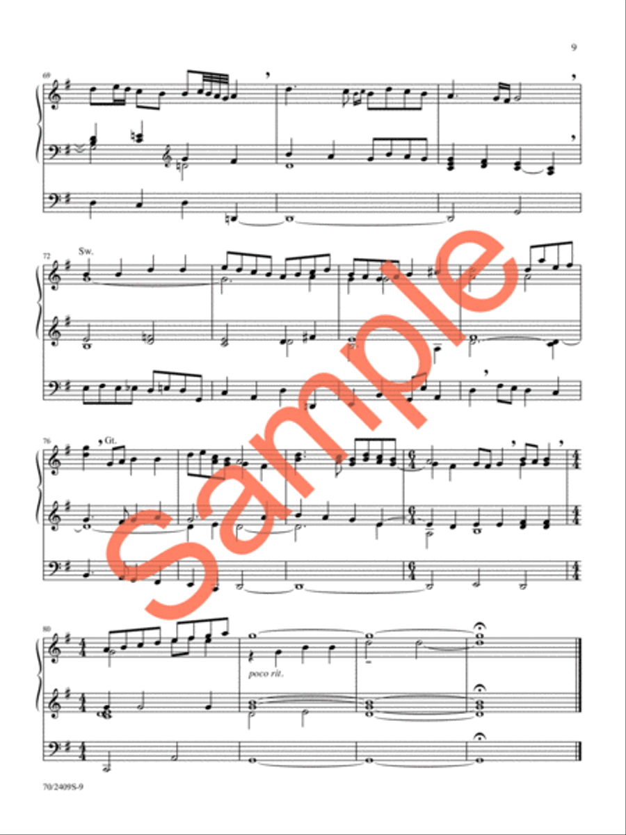 Ascension Alleluias Organ Solo scores gallery preview page 9