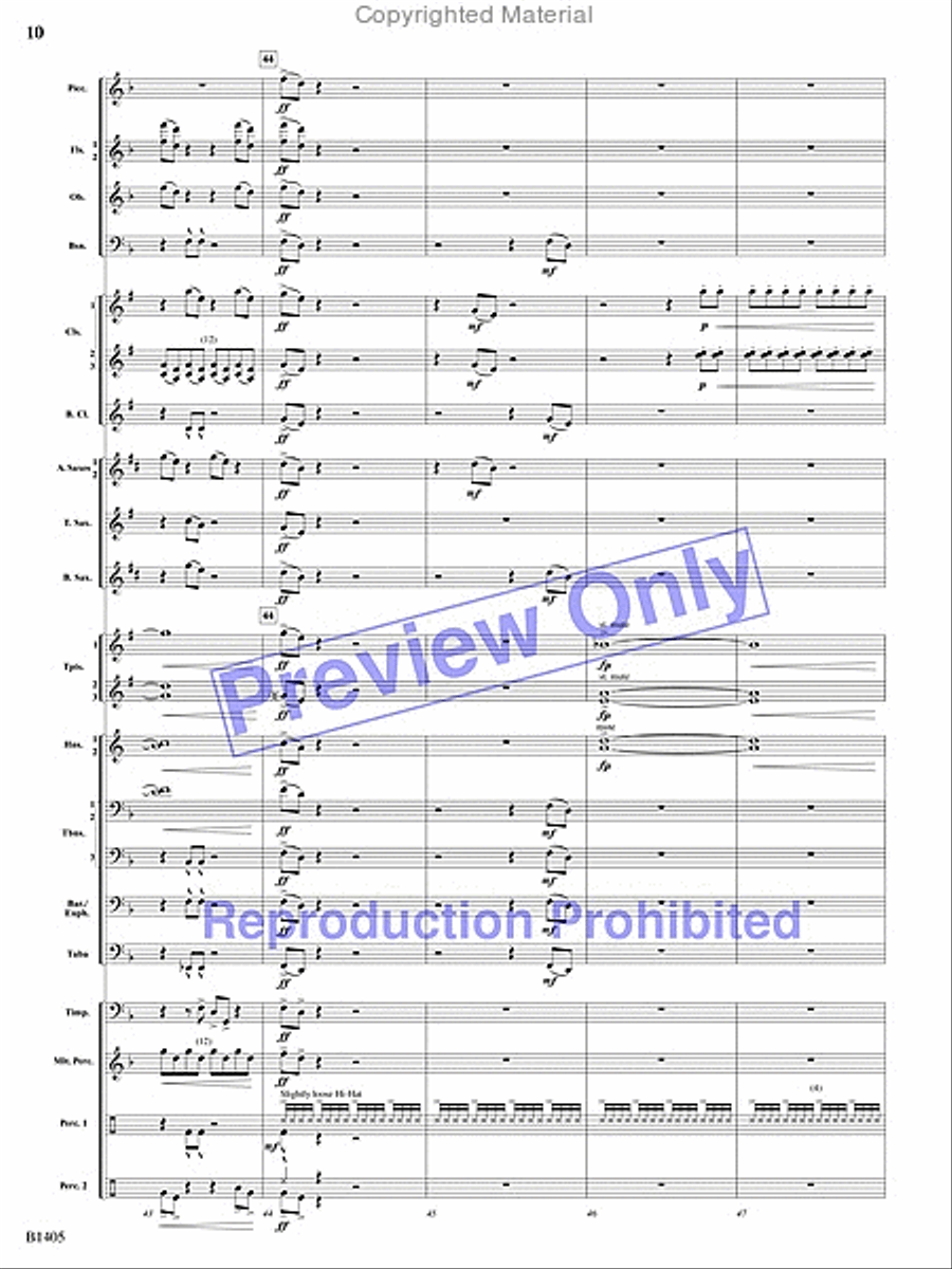 Reverberations Concert Band scores gallery preview page 9