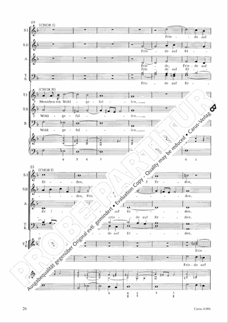 Ten motets Choir scores gallery preview page 28