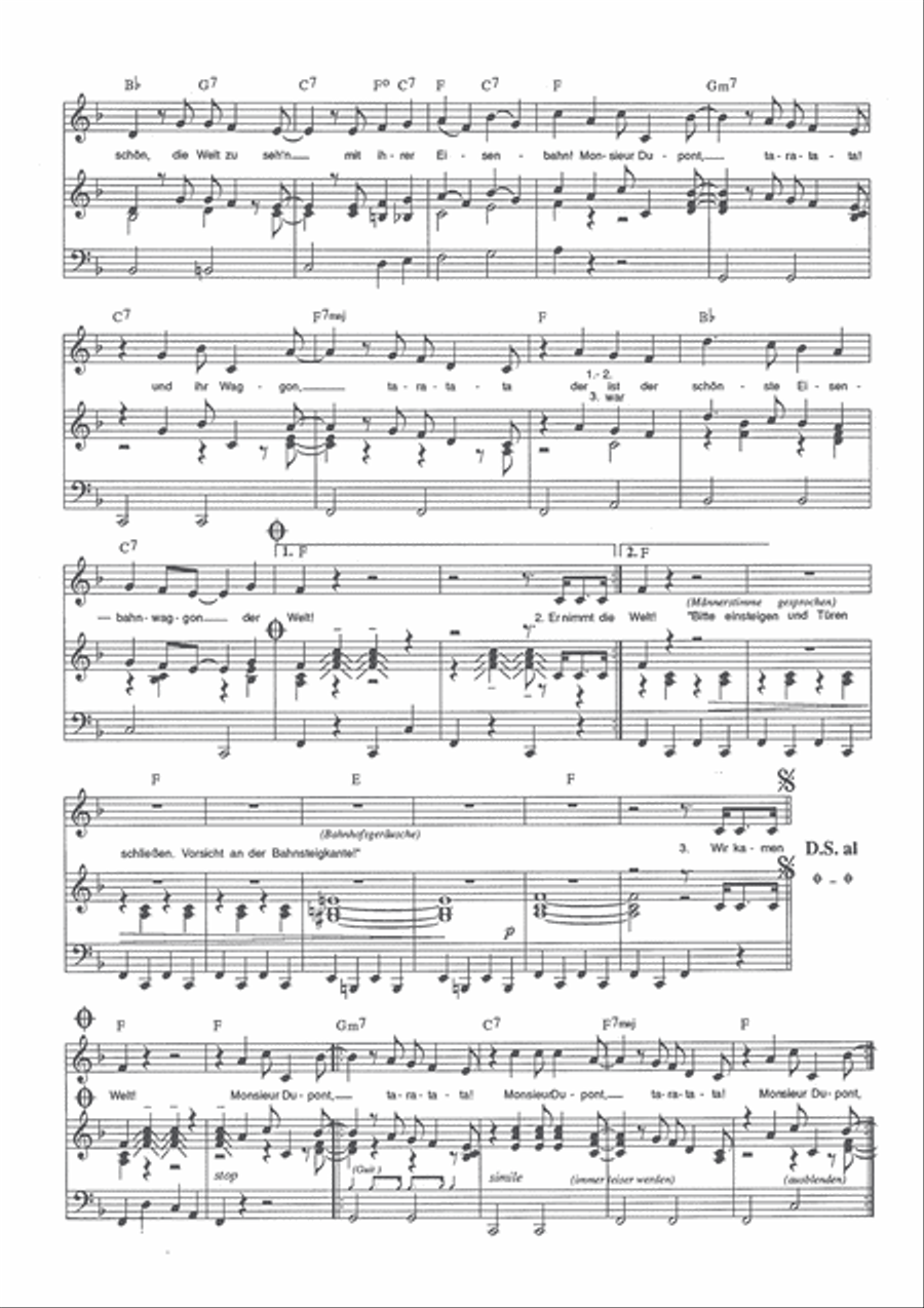 Monsieur Dupont Monsieur Dupont Voice scores gallery preview page 4