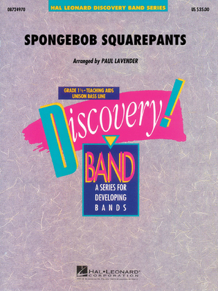 Book cover for SpongeBob SquarePants