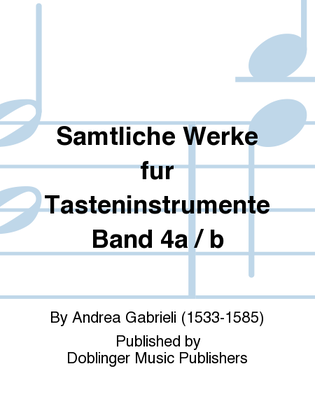 Book cover for Samtliche Werke fur Tasteninstrumente Band 4a / b