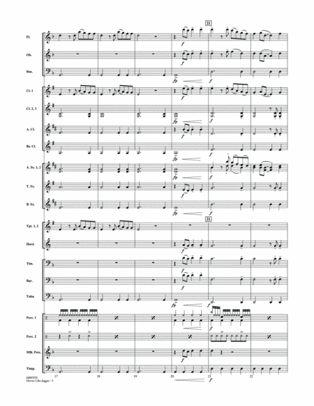 Moves Like Jagger - Conductor Score (Full Score)
